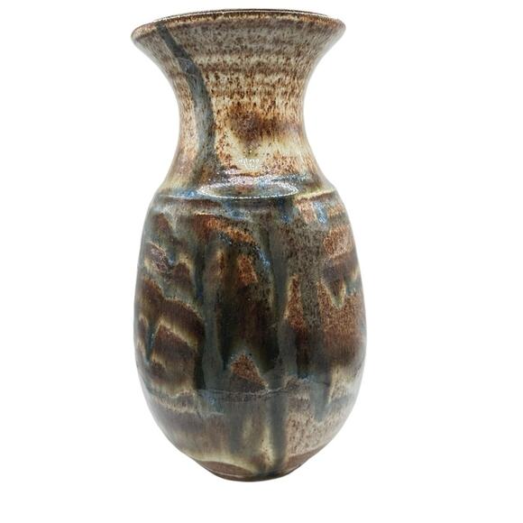 Lunt Signed Stoneware Pottery Pitcher - Picture 2 of 8